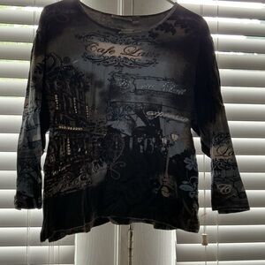 Jane Ashley Long Sleeve Top